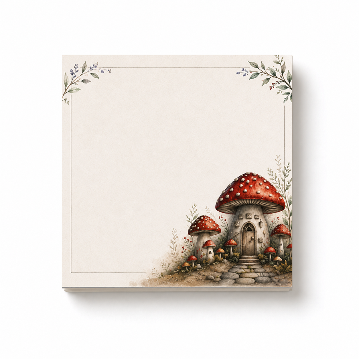 Woodland Mushroom Notepad | 4x4
