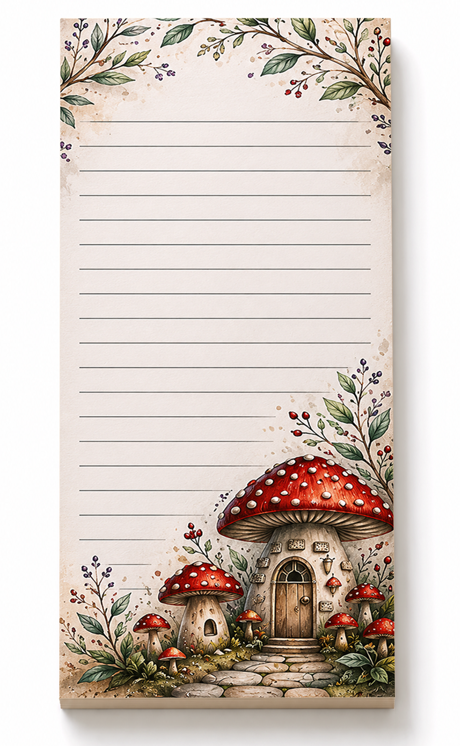 Woodland Mushroom Notepad | 4x8