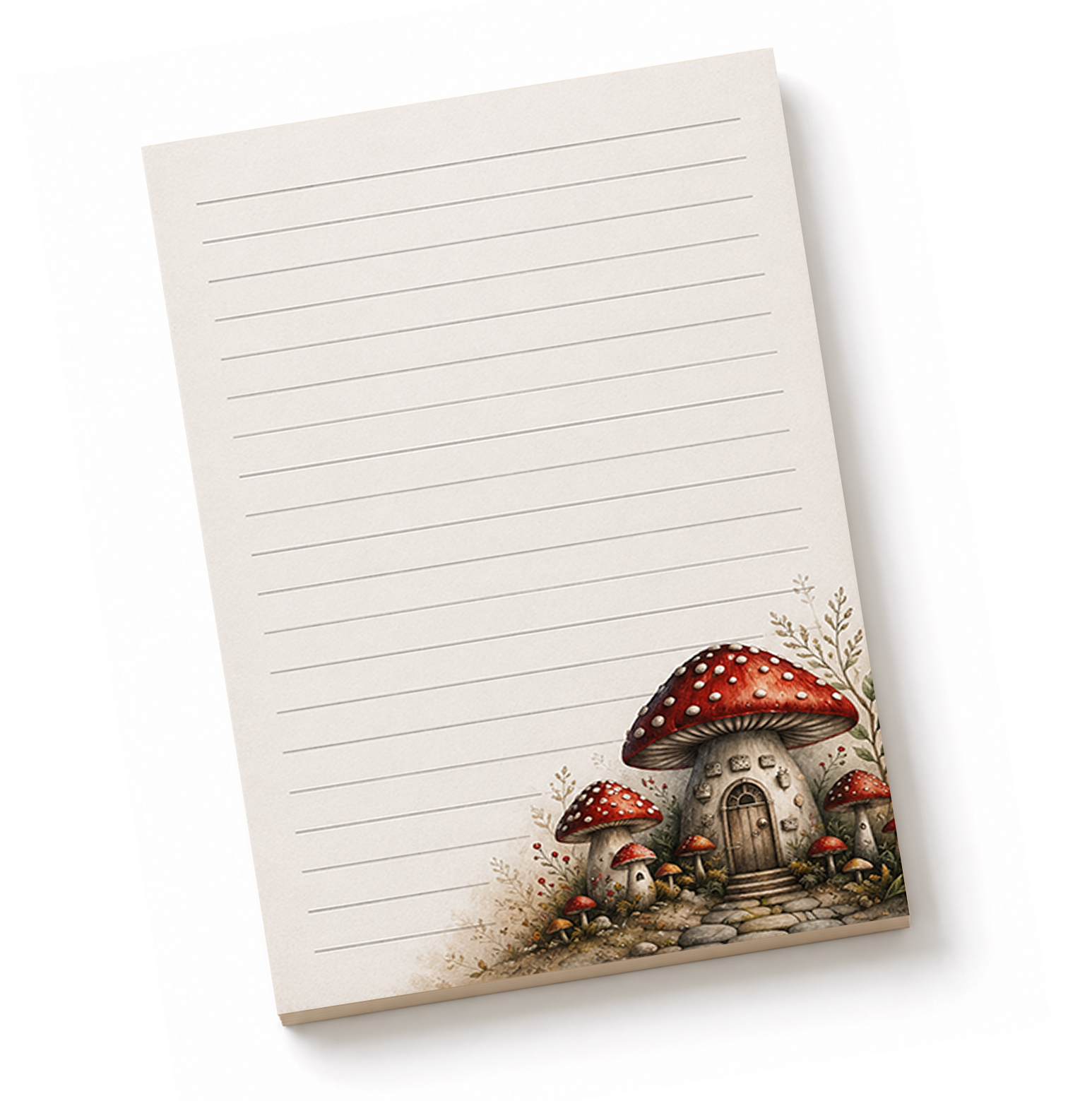 Woodland Mushroom Desk Pad | 5.5 x 8.5
