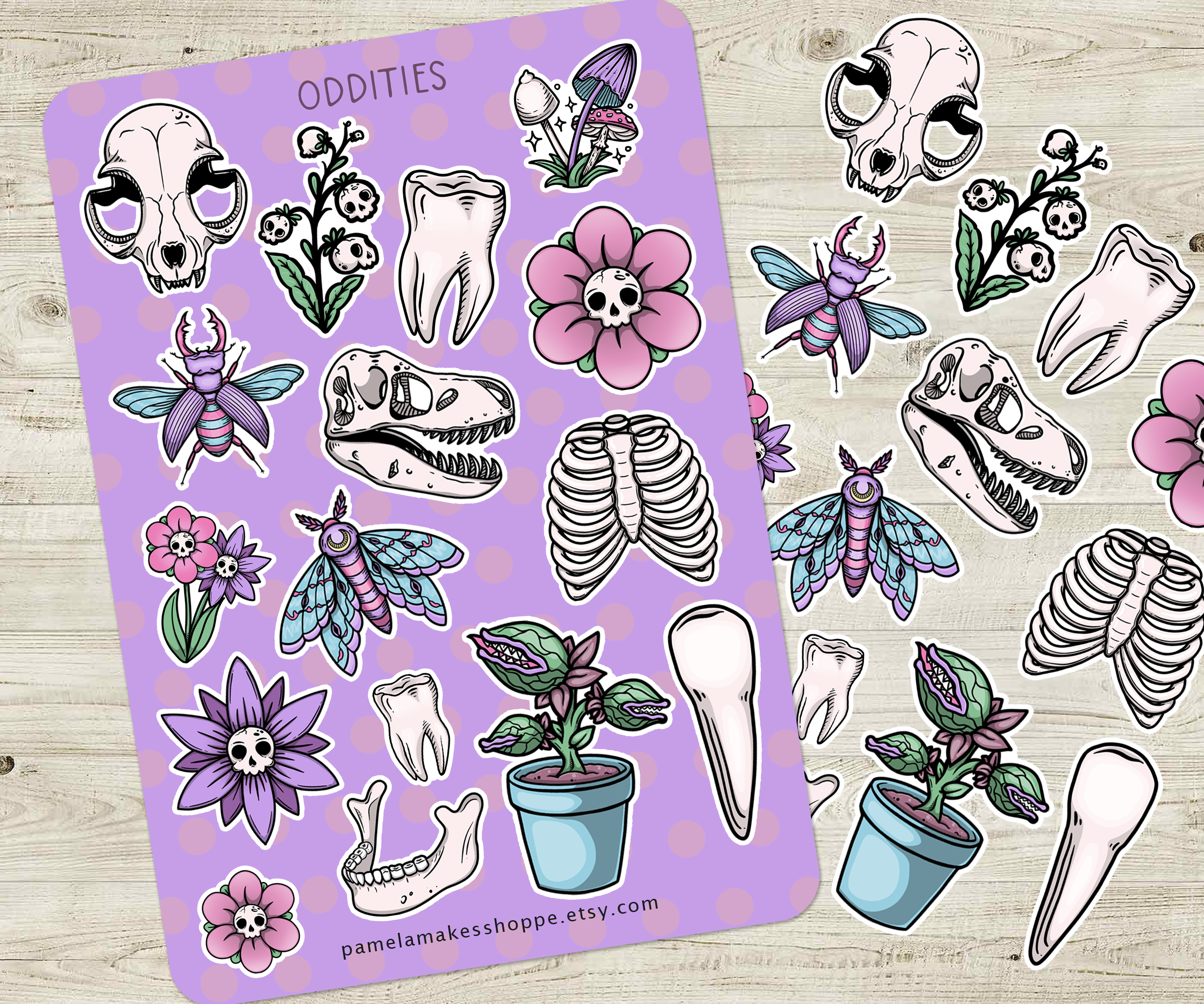 Oddities Sticker Sheet