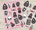Rose Quartz Magic Sticker Sheet