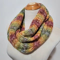 Knit Infinity Scarf - Desert Rainbow