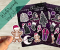 Sticker Sheet Creepy Christmas