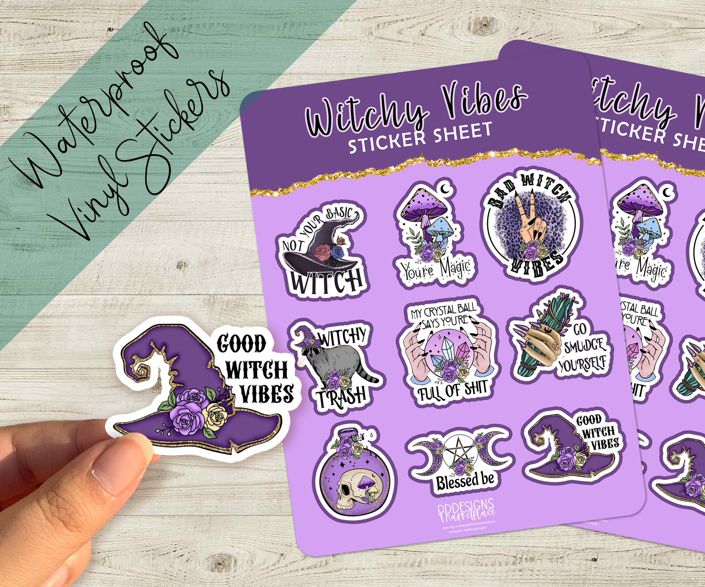 Witchy Vibes Sticker Sheet