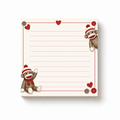 Sock Monkey Notepad | 4x4