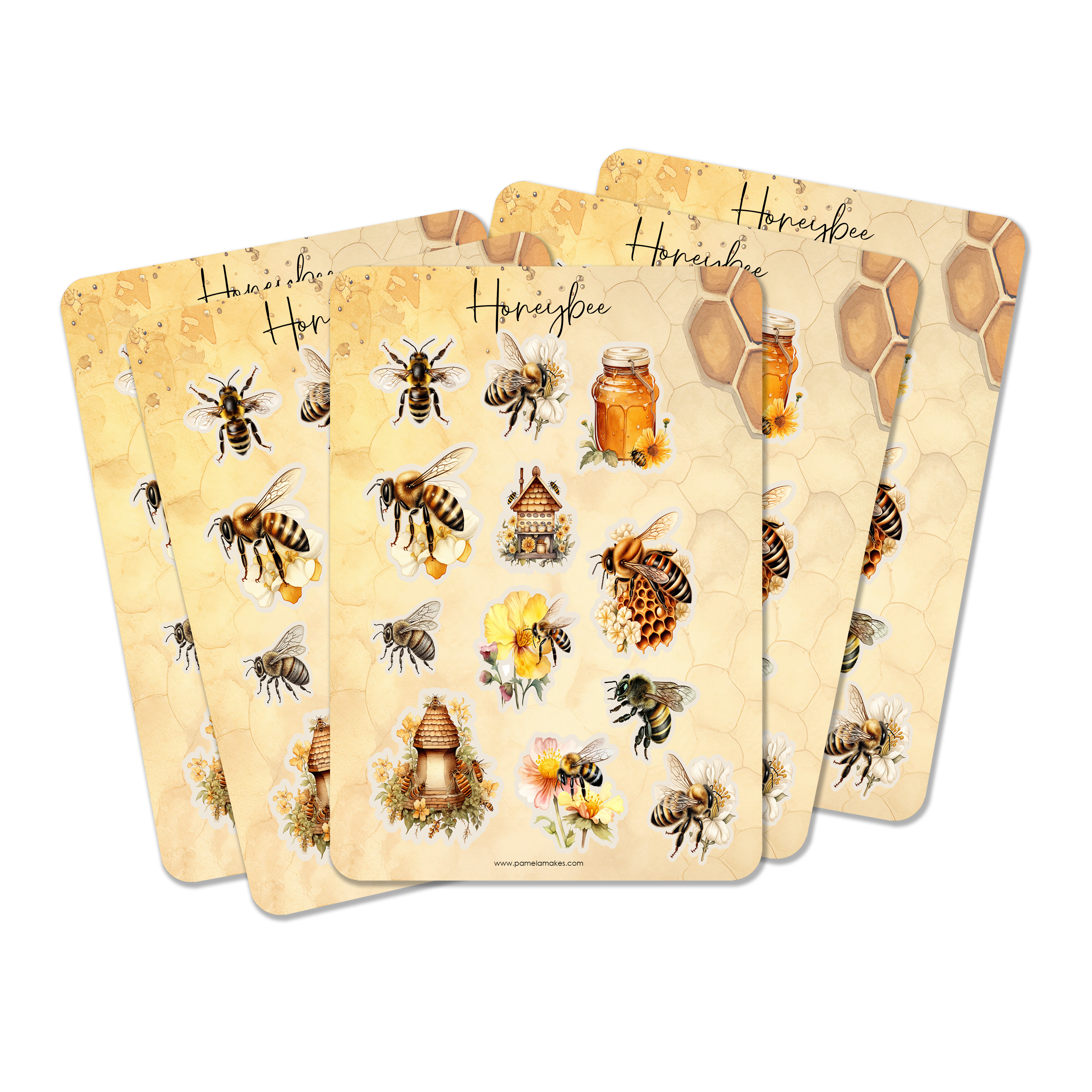 Honeybee Sticker Sheet