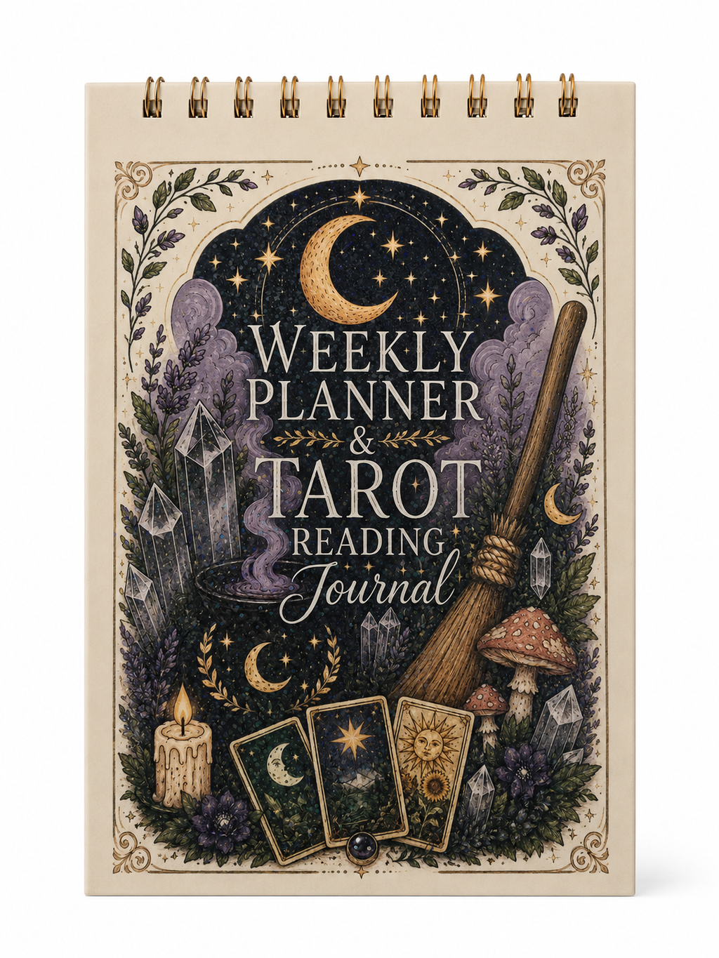 Nature Witch Weekly Planner & Tarot Journal  | 6x9