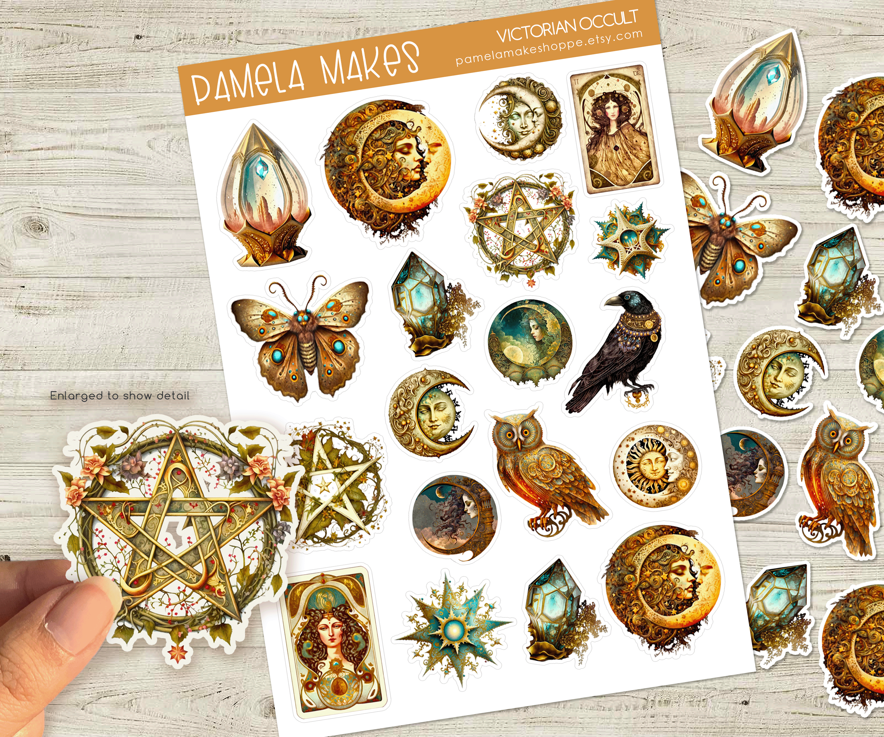 Victorian Occult Sticker Sheet