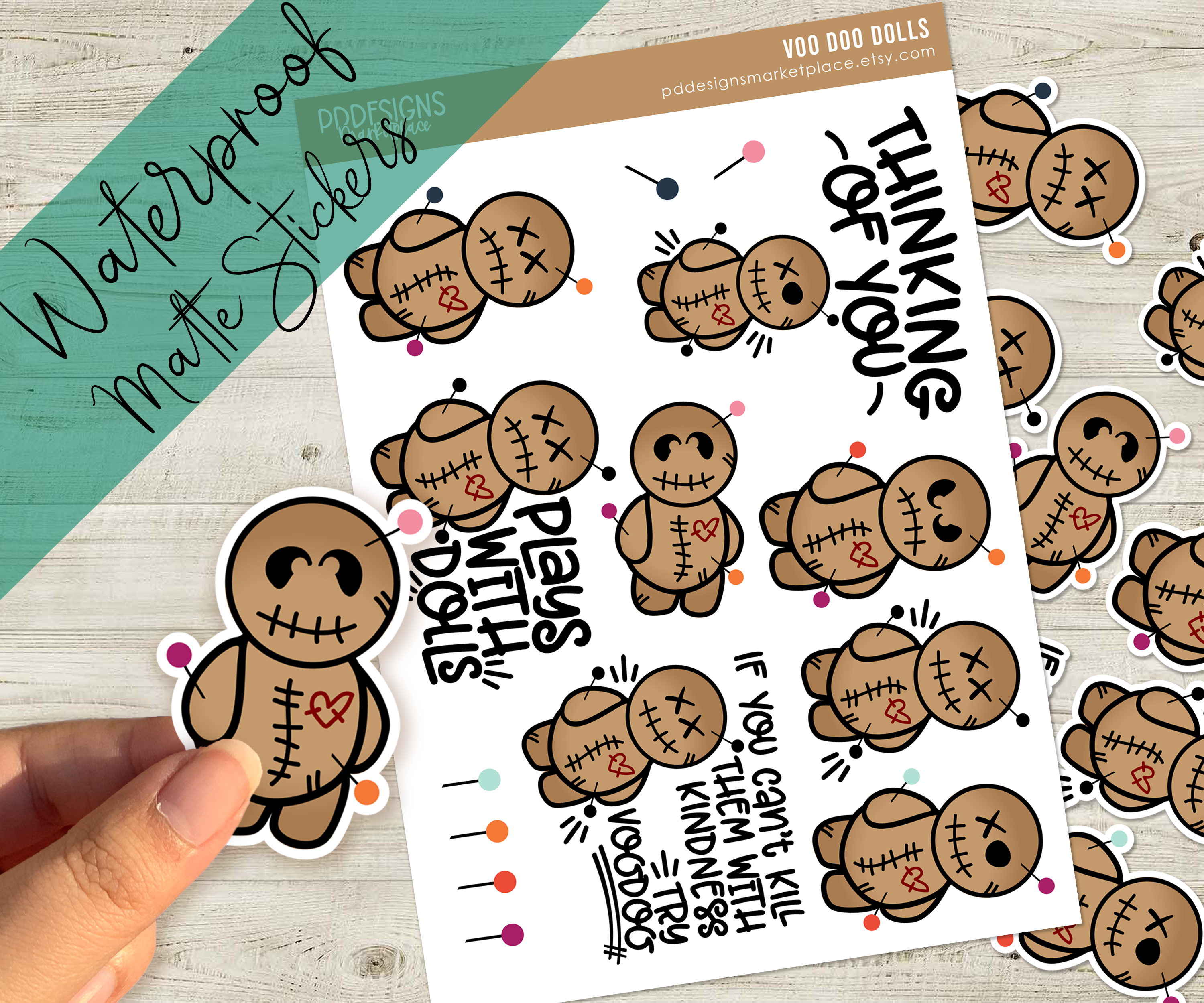 Voo Doo Dolls Sticker Sheet