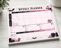 Pastel Goth Work & Home Weekly Planner Notepad | 11x8.5