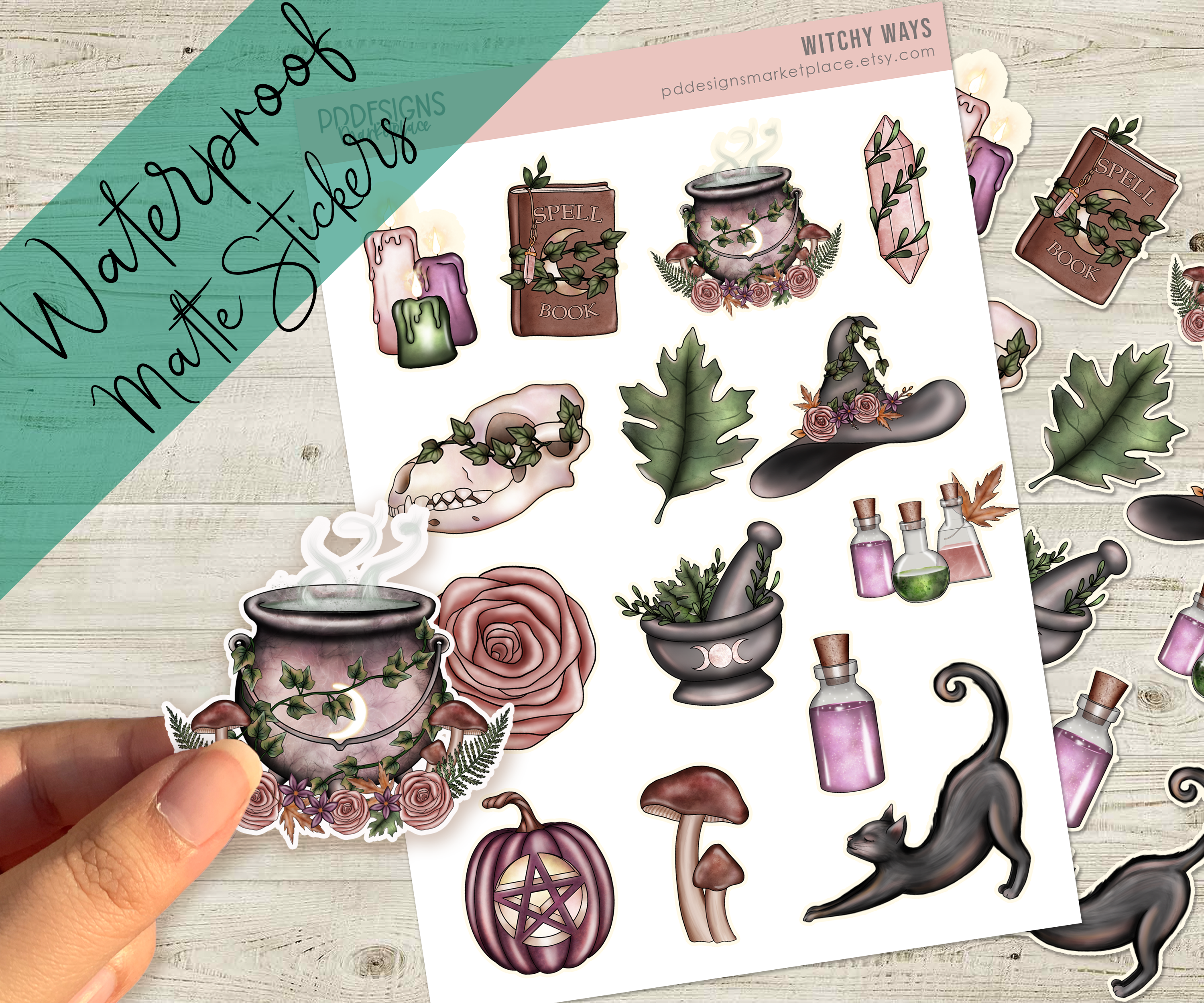 Witchy Ways Sticker Sheet