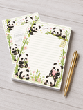 Pandas Notepad | 5x7