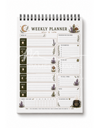 Nature Witch Weekly Planner & Tarot Journal  | 6x9